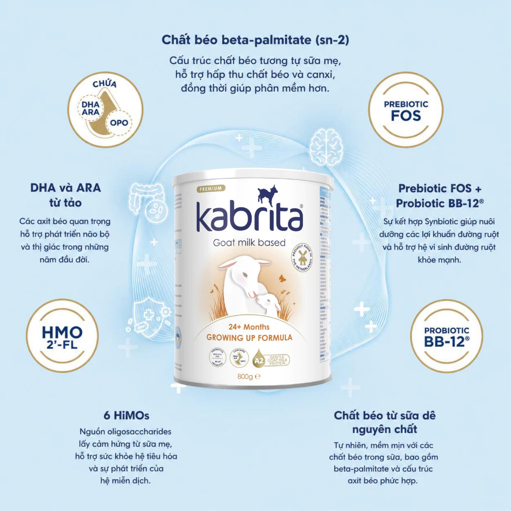 Sữa dê Kabrita Số 3 800g (từ 2 tuổi)
